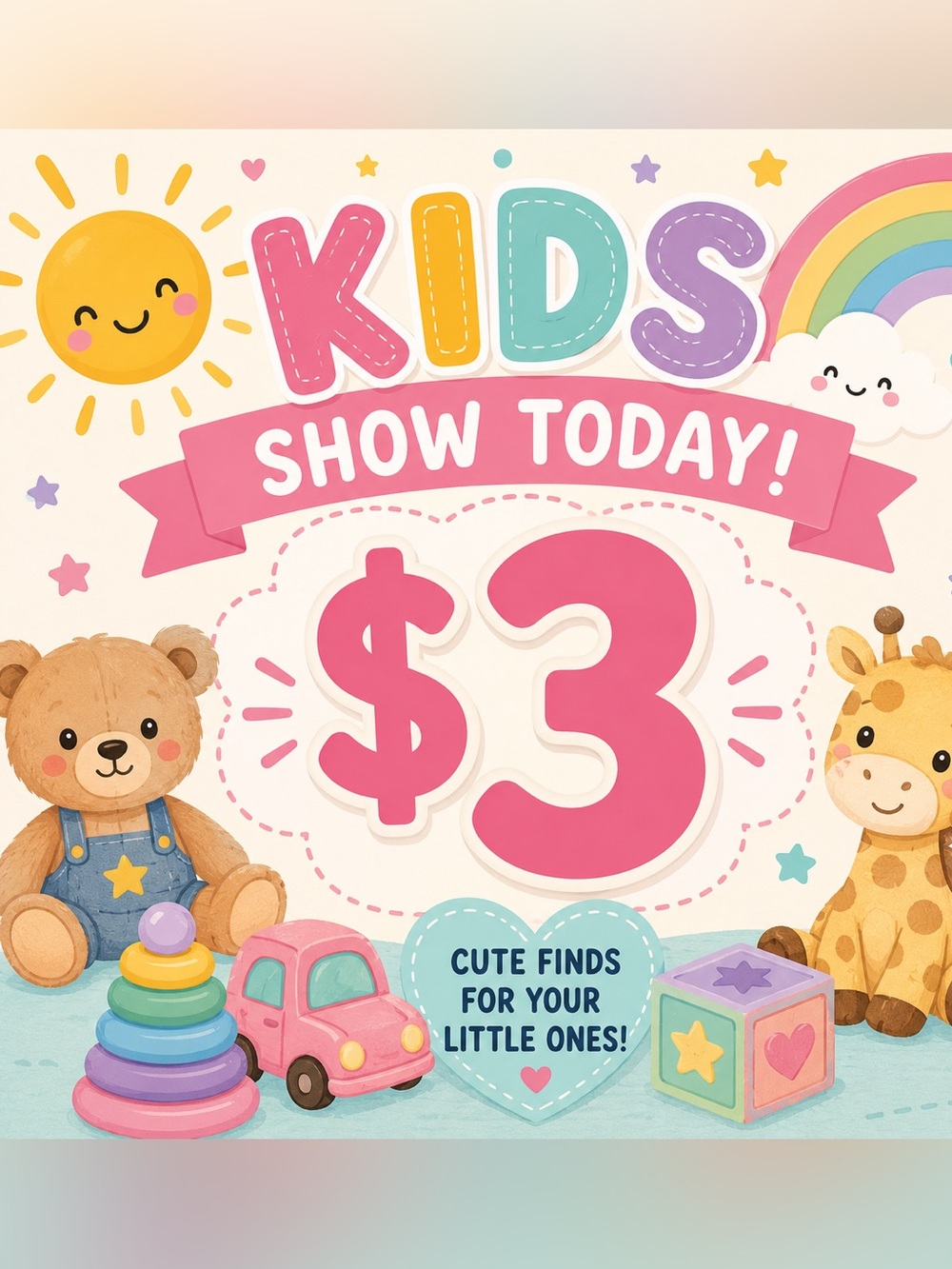 You won $3 unlisted kids item from @hurricaneresale